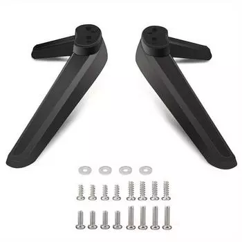 Универсальная подставка под телевизор, подставка под телевизор, подставка под телевизор с набором винтов, сменные ножки для подставки под телевизор, подходит для 27, 28, 29, 30, 32, 37, 40, 55 дюймов Smart чёрный