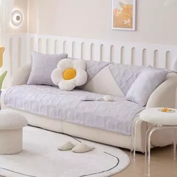 Универсальная подушка для дивана Four Seasons для гостиной, нескользящий чехол для дивана, хлопковая ткань, художественный чехол для дивана, кожаный чехол для дивана 70x70cm 1pcs
