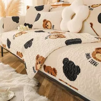 Универсальная подушка для дивана из молочного бархата на все времена года, утолщенный чехол для дивана, плюшевая ткань 70*70cm