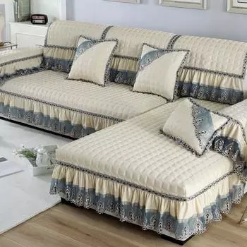 Универсальная подушка для дивана на весь год, нескользящие подушки для сиденья, новый чехол для дивана 2025, современная европейская ткань, чехол для кожаного дивана, ткань Krith-beige 45*45cm pillow case
