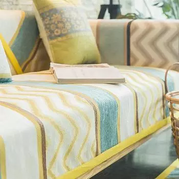 Универсальная подушка для дивана на все времена года, скандинавская противоскользящая ткань, силиконовая подушка, чехол из кожи и дерева в комплекте 70*70