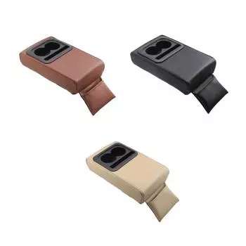 Универсальная подушка для подлокотника центральной консоли для большинства автомобилей, внедорожников, грузовиков, авто, дышащая пена с эффектом памяти, подушка для локтя сиденья чёрный