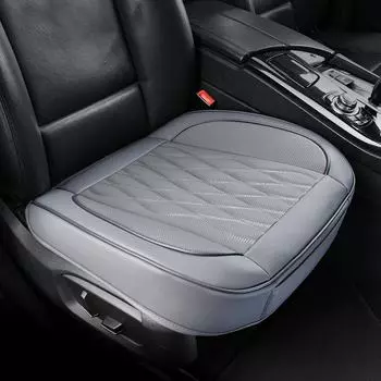 Универсальная подушка на сиденье автомобиля для длительного комфорта, всесезонная, дышащая, одноместная без спинки для водителя и пассажира. Water ripple half surrounded чёрный/красный