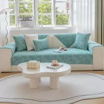 Универсальная подушка, полностью покрытый чехол для дивана, скандинавская простая диванная подушка в клетку из синели, все сезоны 70X70