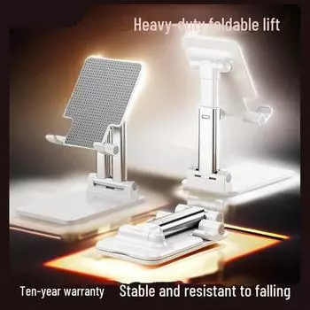 Универсальная портативная подставка для мобильного телефона и планшета для трансляции в прямом эфире и использования на рабочем столе heavy-duty розовый