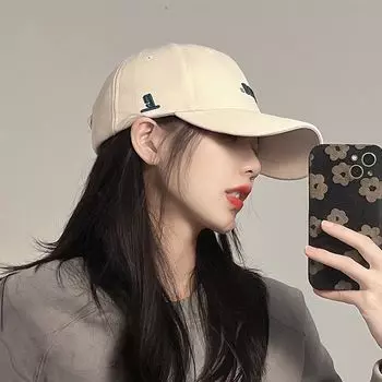 Универсальная повседневная бейсболка летняя женская модная солнцезащитная шляпа с утиным язычком adjustable