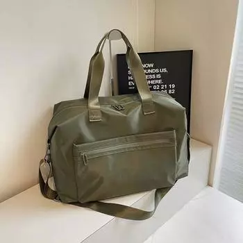 Универсальная повседневная сумка через плечо, мягкая, большой вместимости, дорожная, однотонная, Oxford Zipper, высокое качество