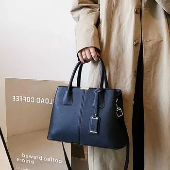 Универсальная повседневная женская сумка с узором личи, любимые подарки всех женщин, материал ПУ, простая и модная