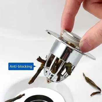 Универсальная раковина и ванна с защитой от засорения, элегантный дизайн для плавного слива и эстетической привлекательности 2PCS