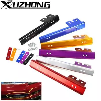 Универсальная рамка номерного знака, регулируемый бампер, передний держатель номерного знака, кронштейн для Honda Civic Acura, горячая распродажа, алюминий серебряный