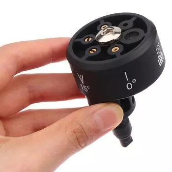 Универсальная регулируемая насадка 6 в 1 для 1/4 дюймовой аккумуляторной мойки высокого давления 3000 фунтов на кв. дюйм, распылительная насадка для шланга мойки чёрный