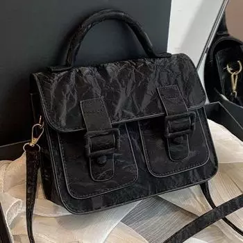 Универсальная ретро-сумка через плечо для женщин, осень, новая высококачественная сумка Cambridge, французская нишевая ручная маленькая квадратная сумка