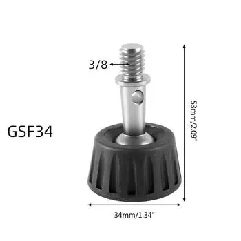 Универсальная резиновая подкладка для ног, 3/8 винт противоскользящий коврик для ног шипы фотоаксессуары для камеры монопод штатив A