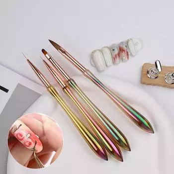 Универсальная ручка для дизайна ногтей создает потрясающий цветочный дизайн, гибкий дизайн, УФ-ручка для маникюра, женские аксессуары C
