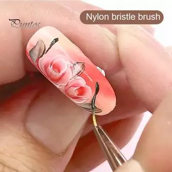 Универсальная ручка для дизайна ногтей создает потрясающий цветочный дизайн, гибкий дизайн, УФ-ручка для маникюра, женские аксессуары C