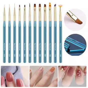 Универсальная ручка для дизайна ногтей, удобная ручка для креативного УФ-маникюра «сделай сам», для потрясающего дизайна C