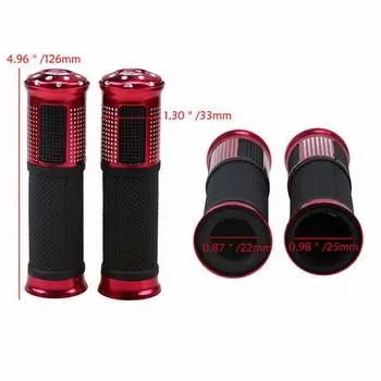 Универсальная ручка для мотоцикла 7/8 дюйма, 22 мм, ручки для квадроцикла для Suzuki Kawasaki