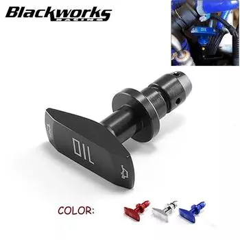 Универсальная ручка для щупа измерения уровня масла автомобиля, сменная ручка для щупа измерения уровня масла двигателя, модификация, украшение из алюминия OT-1014 красный