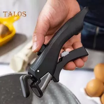 Универсальная съемная ручка для кастрюли, прочная эргономичная сменная ручка для посуды, надежная совместимость со сковородами, удобная для путешествий кастрюля бежевый