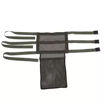 Универсальная сетчатая ткань для сидения на дереве, 3 регулируемые пряжки для фиксации, замена сиденья на дереве зелёный