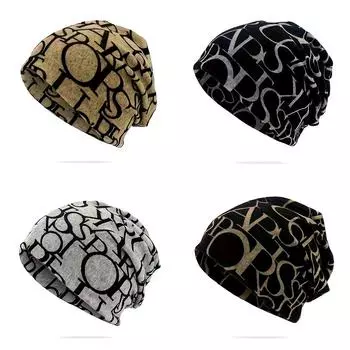 Универсальная шапка для активного отдыха с повязкой на голове и утеплителем для шеи, идеально подходит для катания на лыжах и хип-хопа серый