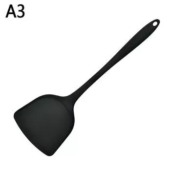 Универсальная силиконовая лопатка Кухонные принадлежности Жаропрочная антипригарная лопатка для сковороды Бытовая силиконовая китайская лопатка