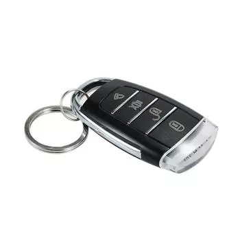 Универсальная система безопасности автомобиля, охранная сигнализация, противоугонная система, 2 пульта дистанционного управления L216 чёрный