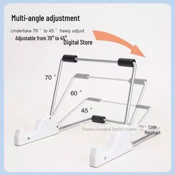 Универсальная складная металлическая подставка для планшетов, ноутбуков и нетбуков Tablet portable screen синий
