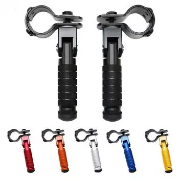 Универсальная складная подножка для мотоцикла с ЧПУ из алюминия - подножки для мотоциклов, мопедов, скутеров, совместимы с 22-27 мм и 30-35 мм