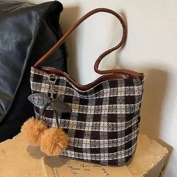 Универсальная сумка большой вместимости, женская модная сумка через плечо для поездок на работу, высококачественная сумка-тоут Niche с текстурой