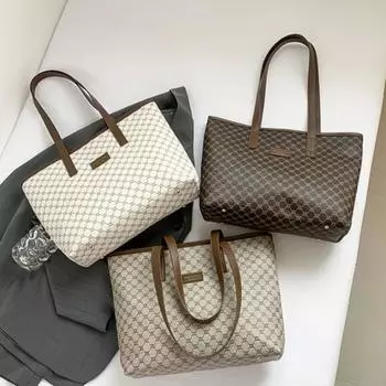 Универсальная сумка через плечо для женщин, большая вместимость, офисная, премиум-класса, модная, новая