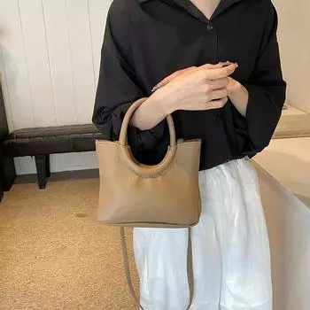 Универсальная сумка через плечо для женщин, популярная сумка, мягкая текстура поверхности, элегантная, на одно плечо, новая