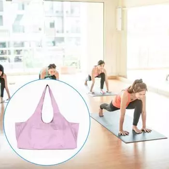 Универсальная сумка для фитнеса Многофункциональная однотонная практичная чёрный