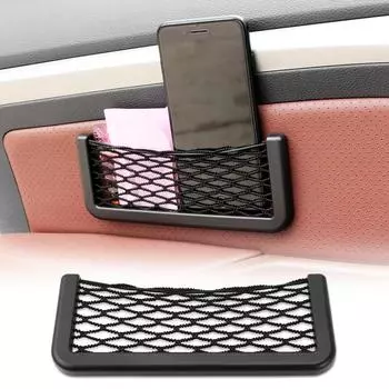 Универсальная сумка для хранения автомобиля, эластичная гибкая сетчатая задняя часть, органайзер для хранения грузовых автомобилей, сетка для внедорожников, карман для внутренних аксессуаров 15cm