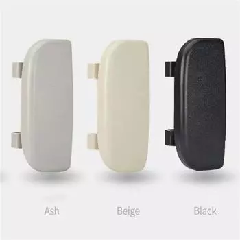 Универсальная сумка для хранения солнцезащитных очков в автомобиле, держатель солнцезащитных очков для салона автомобиля, солнцезащитный козырек, футляр для карточек, крепление, поддержка, аксессуары бежевый