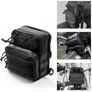 Универсальная сумка для инструментов мотоцикла Harley Handlebar Bag прочная передняя ручка большой емкости Sissy Bar T-Bar Handlebar Bag