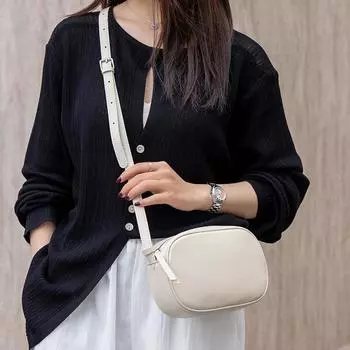 Универсальная сумка для мобильного телефона Простая и универсальная сумка на одно плечо Сумка через плечо с нишевым дизайном кофейный