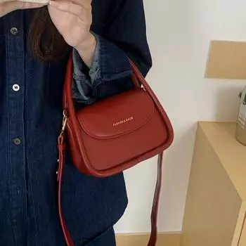 Универсальная сумка Ins Crossbody для женщин, новая модная сумка через плечо, ручная свадебная сумка, красная сумка, трендовая