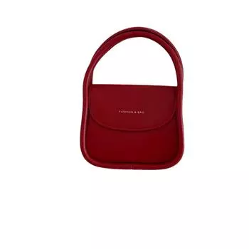 Универсальная сумка-мессенджер ins женская 2024 модная нишевая сумка через плечо свадебная сумка красная сумка красный