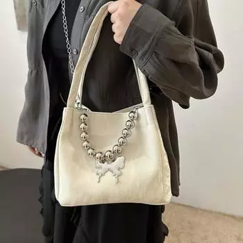 Универсальная сумка-мессенджер на одно плечо, текстурированная сумка, высококачественная текстура, большая вместимость, популярная цепочка, новая