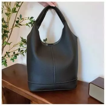 Универсальная сумка на одно плечо для женщин, большая вместительная сумка, высокая эстетика, классика, мода, осень