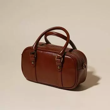 Универсальная сумка на одно плечо из высококачественной кожи, женская сумка через плечо в стиле ретро, модная простая ручная сумка 23*7.5*13