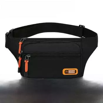 Универсальная сумка на пояс и грудь для активного отдыха — прочная, влагозащищенная, вместительная, многофункциональная для занятий спортом и мобильных телефонов синий