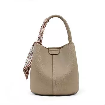 Универсальная сумка, новая женская сумка, сумка через плечо, легкая роскошная кожаная портативная сумка-ведро высокого класса