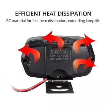 Универсальная светодиодная фара 12 В для рабочего света для автомобиля, мотоцикла, трактора, лодки, 6/8/12/15/16 светодиодов, противотуманная фара SMD для бездорожья F0J2