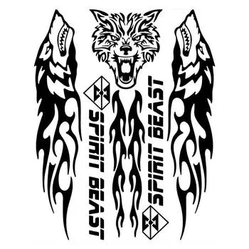 Универсальная светоотражающая 3D наклейка для мотоцикла, масляная накладка на бак, наклейка, защитная крышка 1 белый