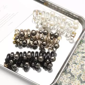 Универсальная телефонная линия, повязка на голову, кольцо для волос, модный головной убор для девочки, милая резинка, аксессуары для волос серый