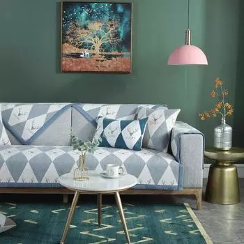 Универсальная ткань Four Seasons, нескользящий универсальный синельный простой современный чехол для диванной подушки, шарф 70*70