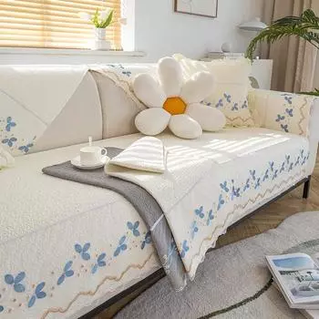 Универсальная тканевая подушка для дивана Four Seasons, нескользящая моющаяся хлопковая подушка для сиденья, простая современная подушка для сиденья 70*70cm