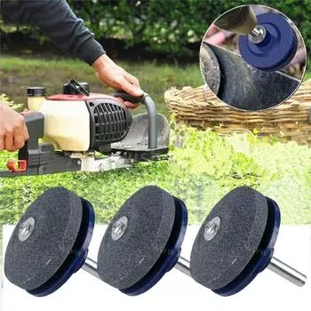 Универсальная точилка для более быстрой газонокосилки, точилка для лезвий газонокосилки для электрической дрели, садовые газонокосилки 1PCS